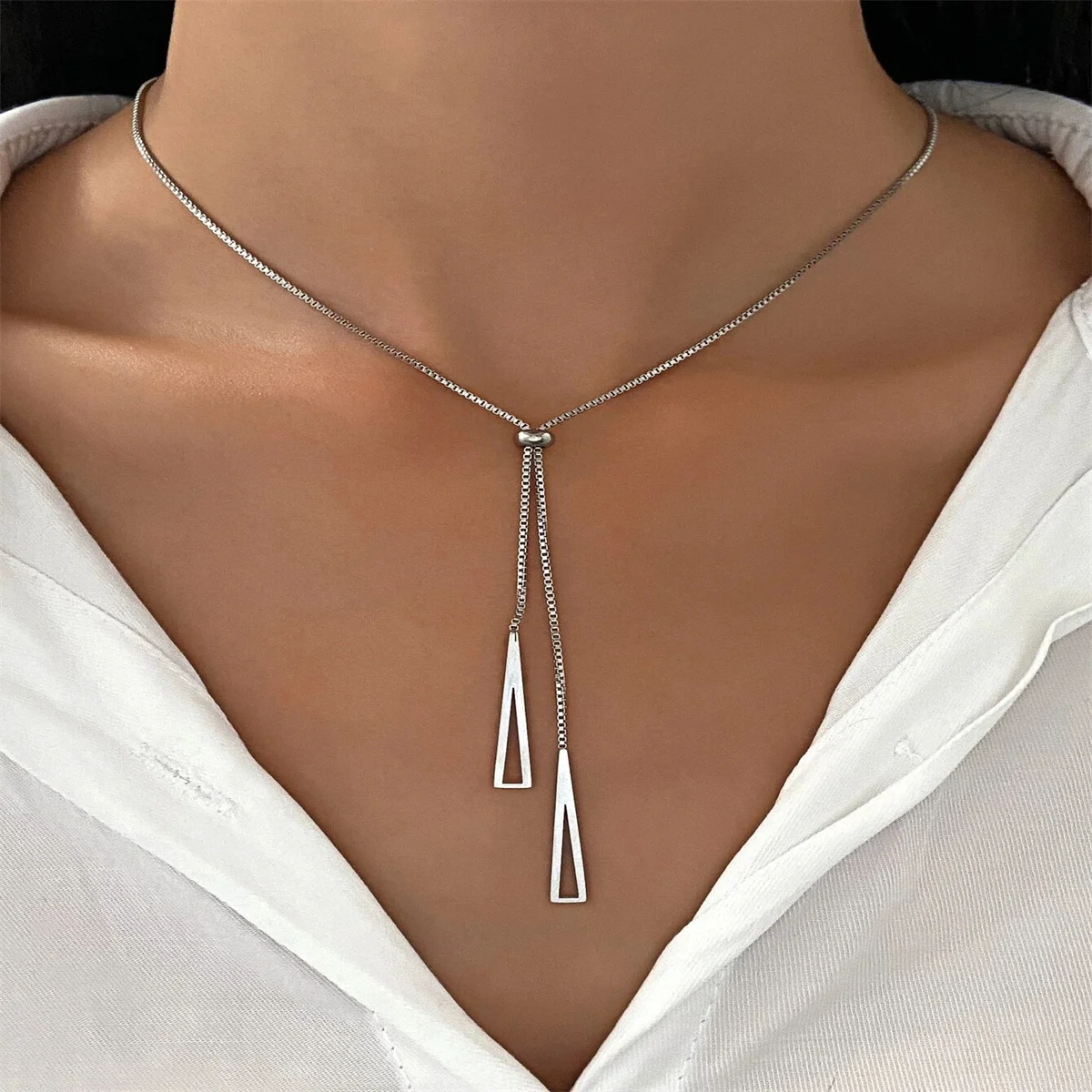Valery | Minimalistische Lariat Ketting
