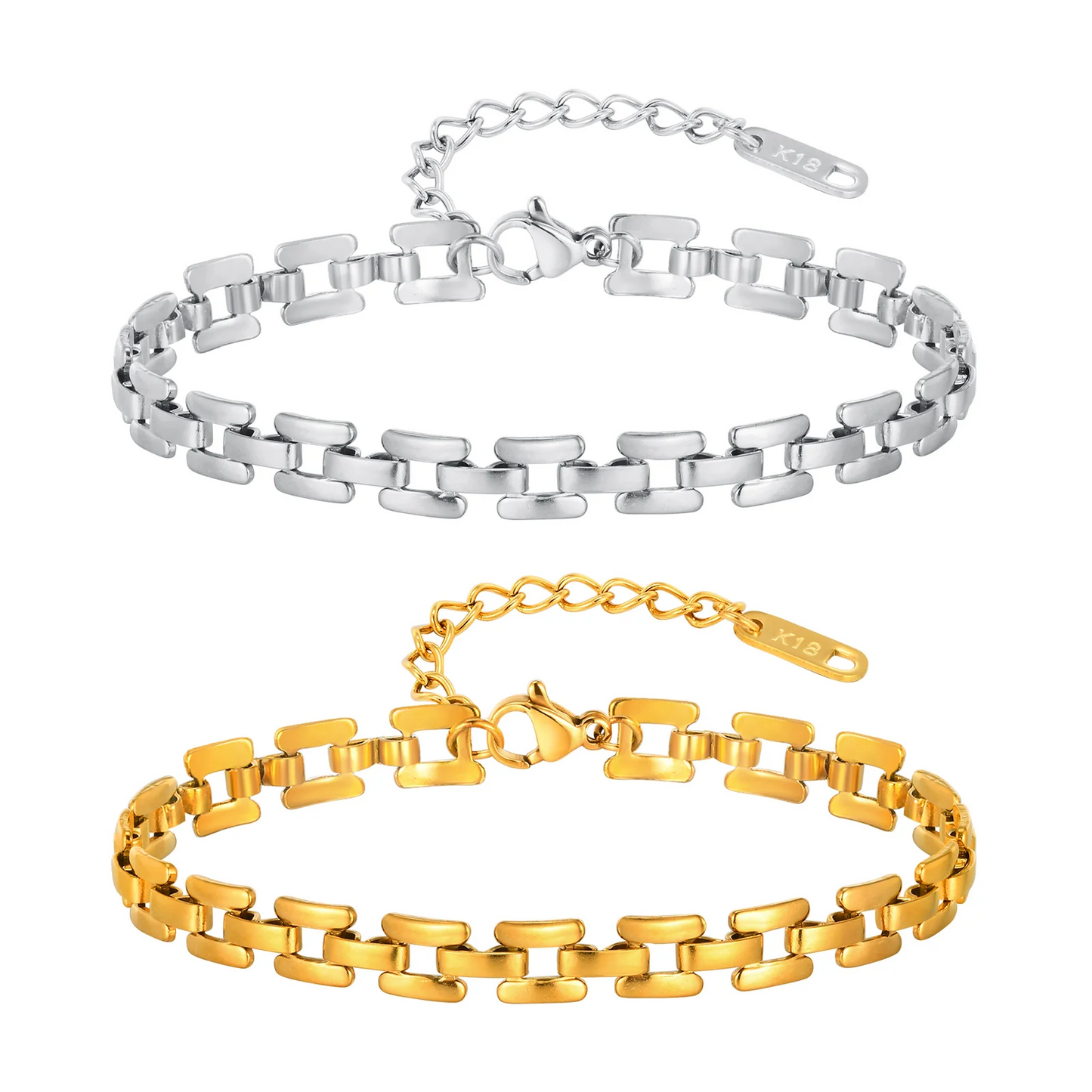 Renee | Luxe Schakelarmband