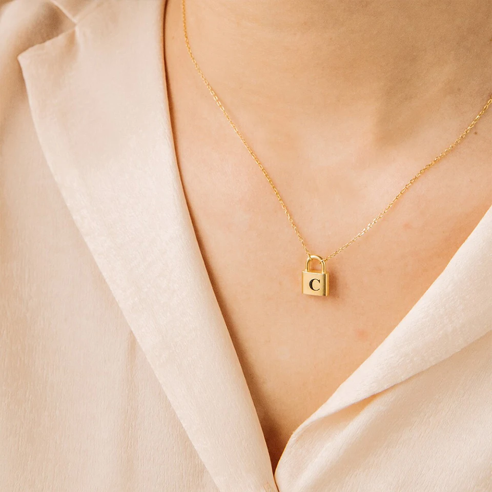 Cato | Ketting met Slothanger Initiaal