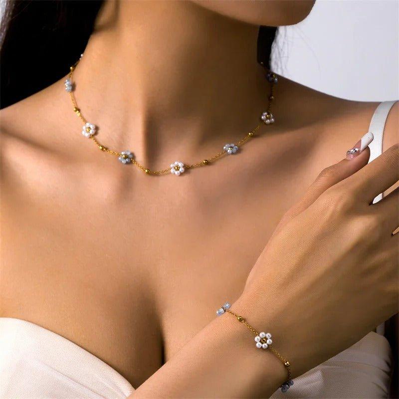 Ella | Ketting met Bloemetjes