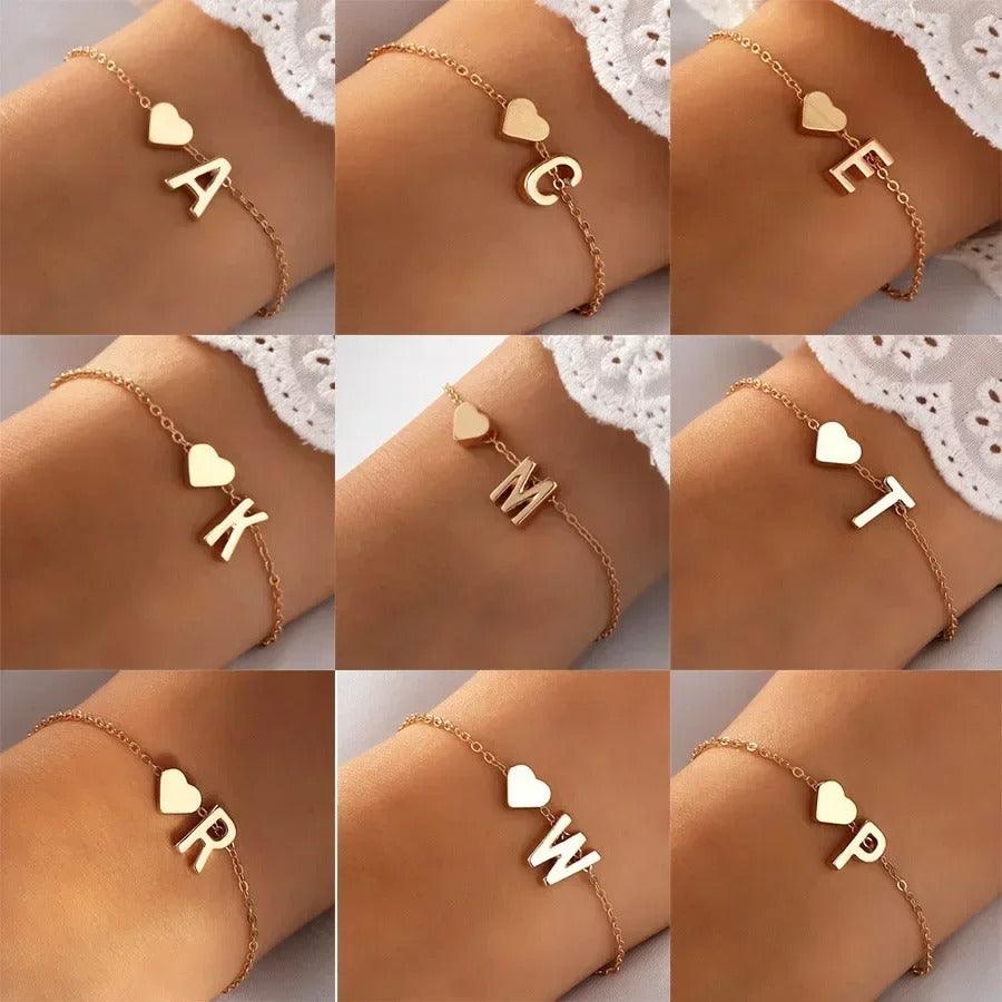 Saar | Gepersonaliseerde Armband met Initiaal
