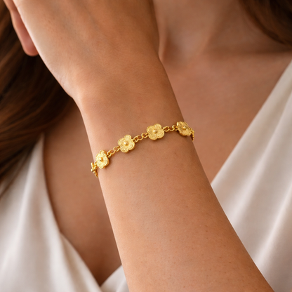 Mila | Klavertjes Armband