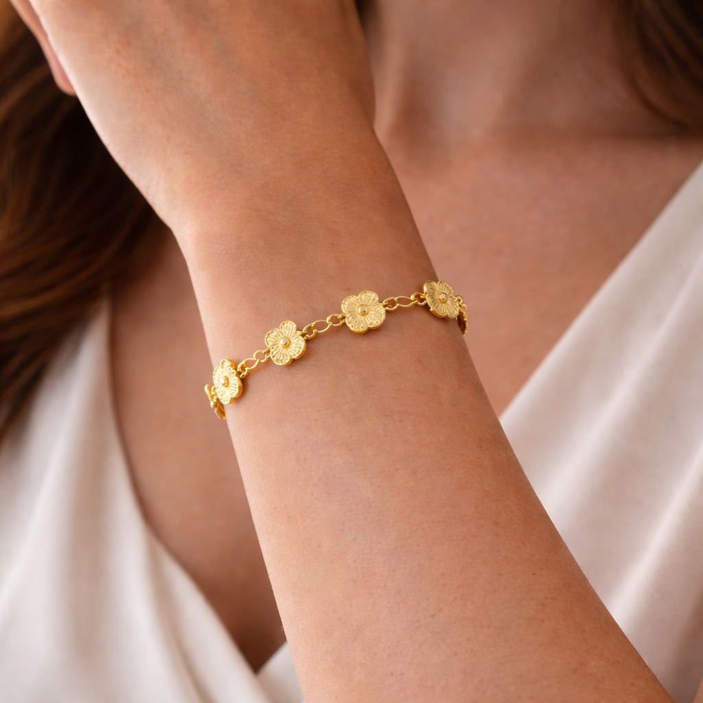 Mila | Klavertjes Armband