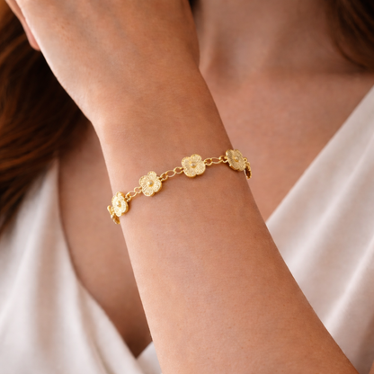 Mila | Klavertjes Armband
