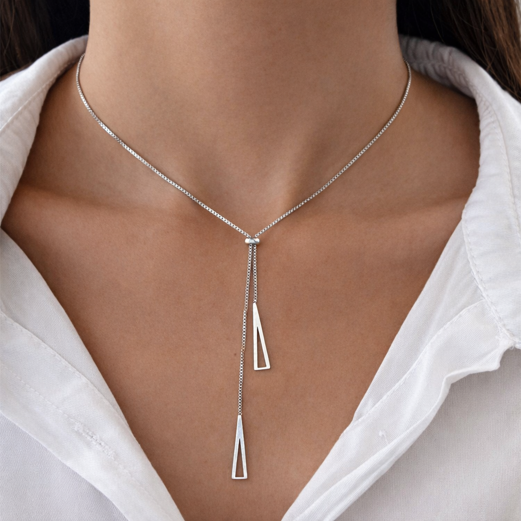 Valery | Minimalistische Lariat Ketting