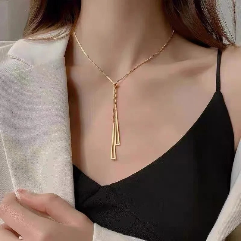 Valery | Minimalistische Lariat Ketting