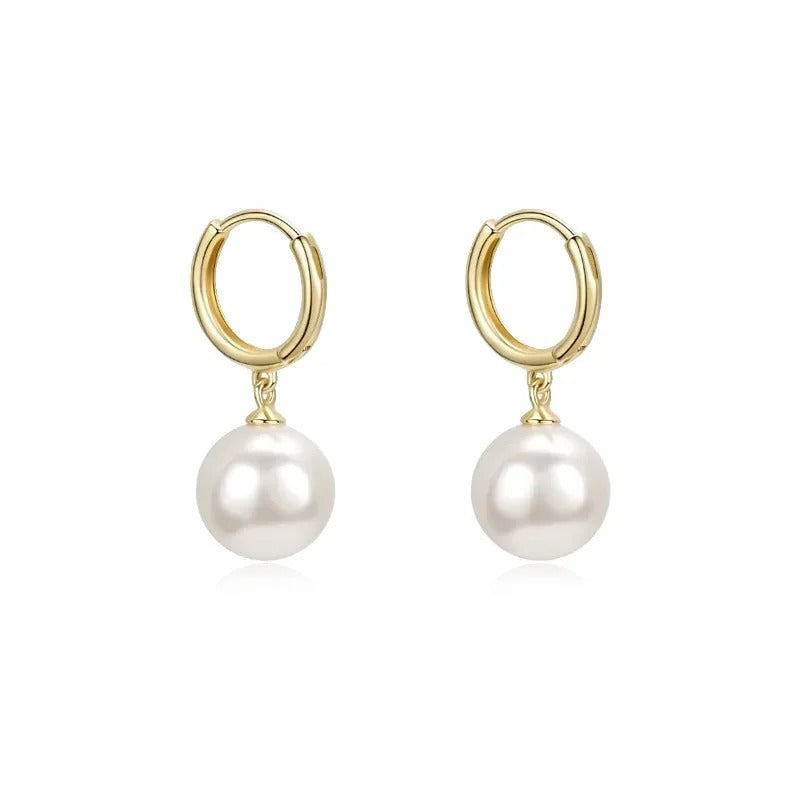 Puck | Parel Oorbellen