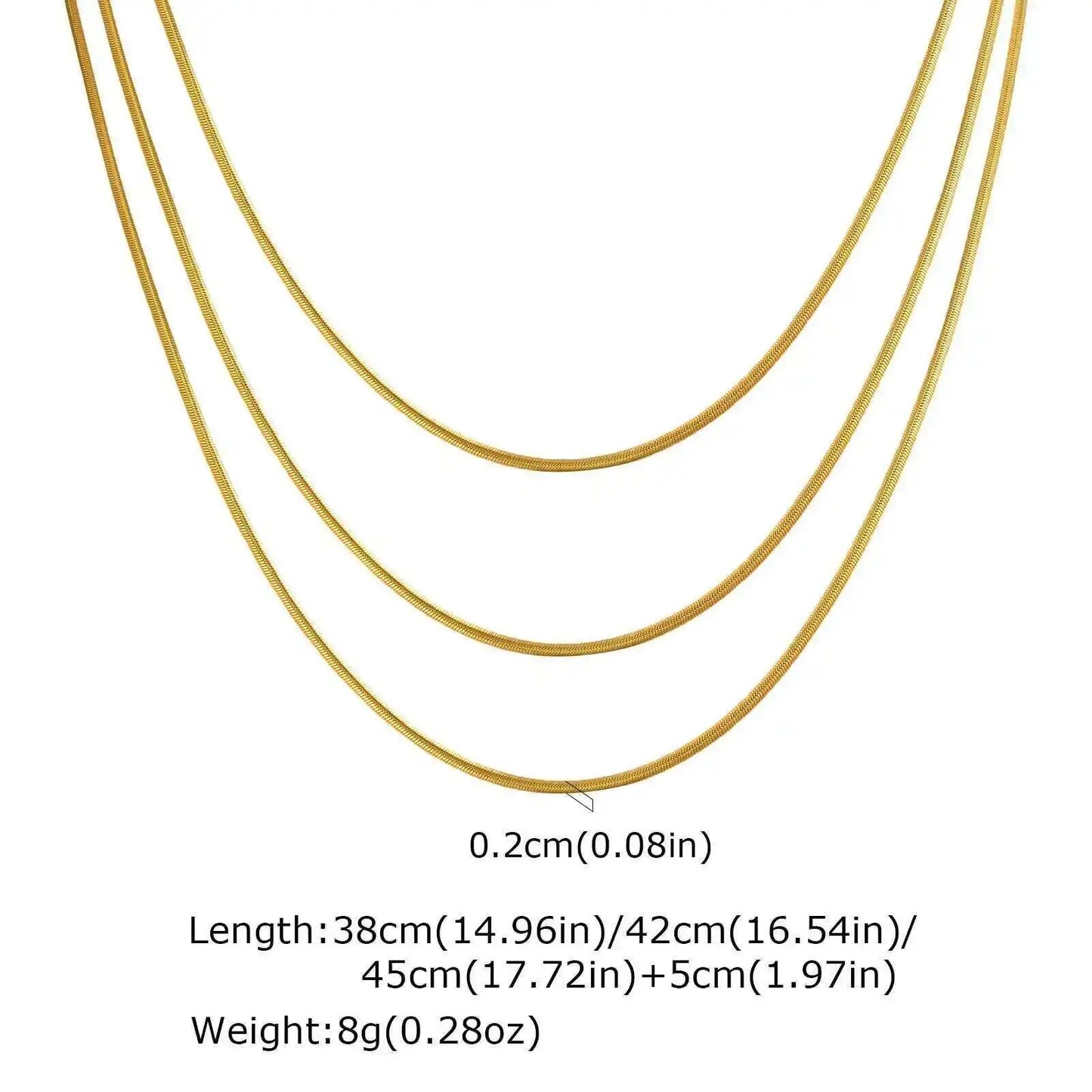 Lina | Gelaagde Ketting